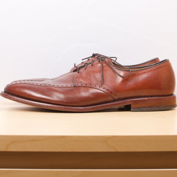 Allen Edmonds Men's Shoe 🇺🇸 Wendell Almond Bicycle-toe Derby 12B Chili Brown… - Picture 2 of 7